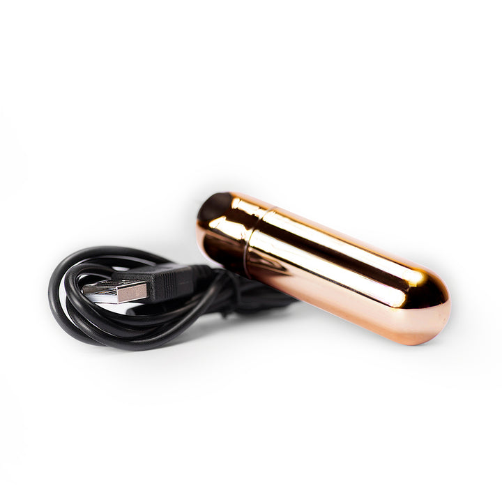 JESSI GOLD USB Rechargeable Super Charged Mini Bullet