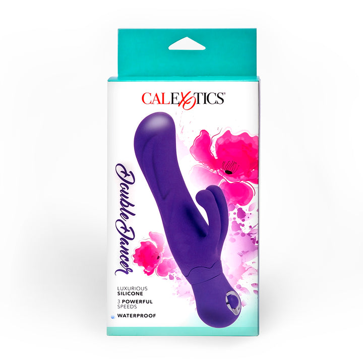 Calexotics Double Dancer Silicone Rabbit Vibrator - Purple