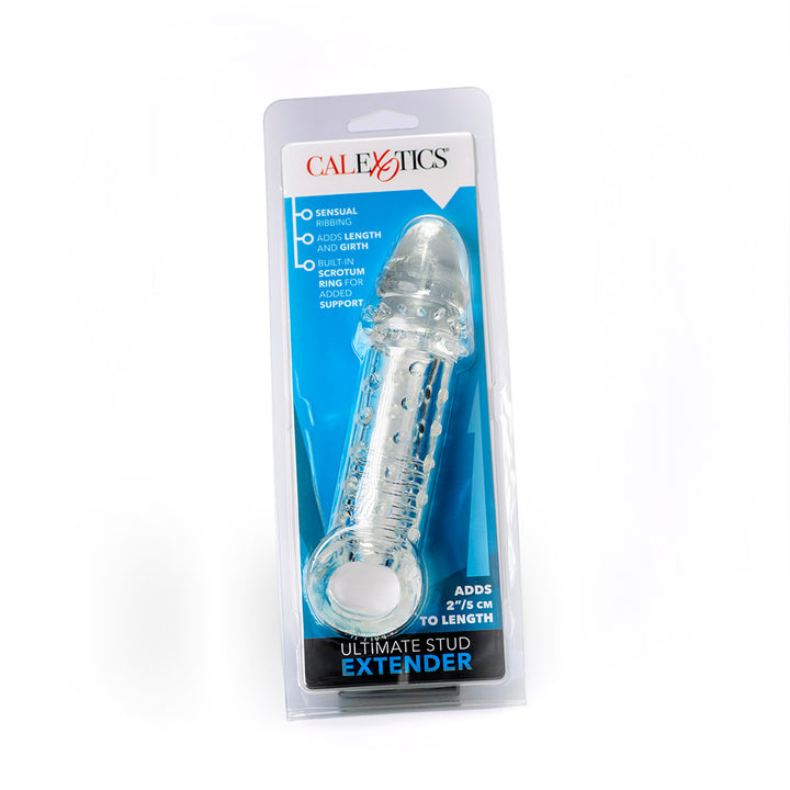 Calexotics Stud Extender with Support Ring 5.5in - Clear