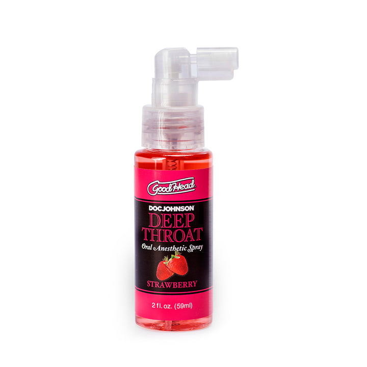 Doc Jhonson GoodHead Deep Throat Oral Anesthetic Spray Sweet Strawberry