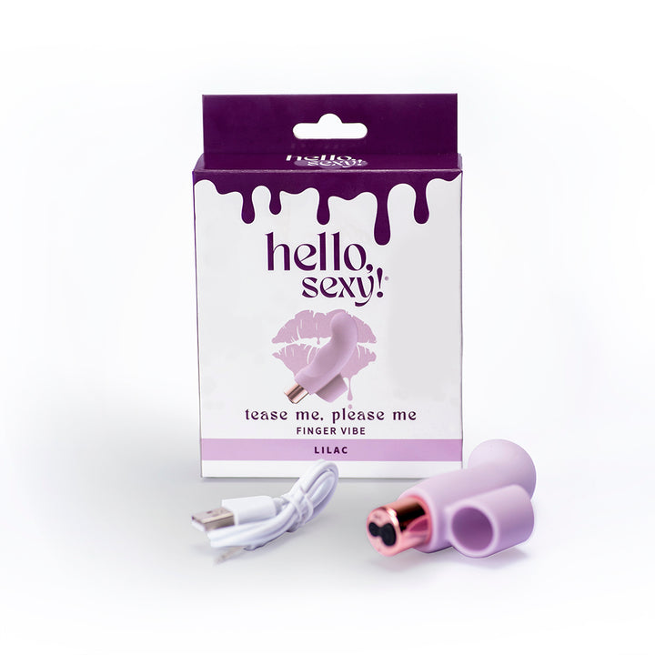 Vodoo Sexy Tease Me Please Me Finger Vibe - Lilac