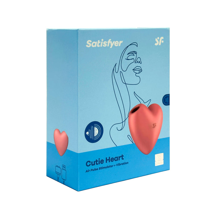 Satisfyer Cutie Heart Air Stimulator + Vibration