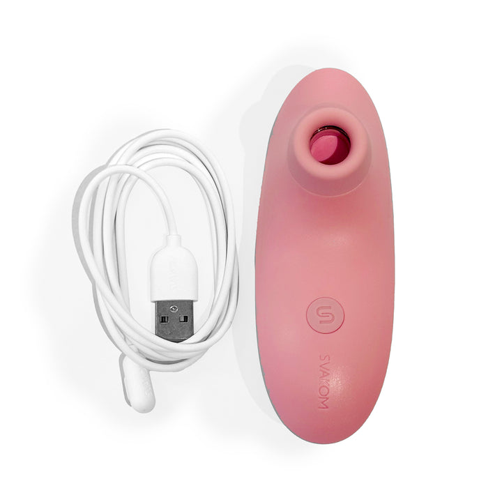 Svakom  Pulse Lite Neo Interactive Suction Stimulator - Pale Rosette